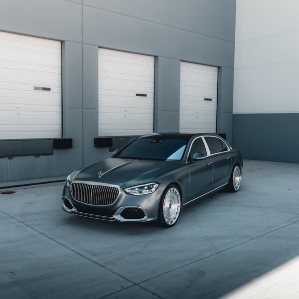 Mercedes-Maybach in a full stealth PPF wrap with ceramic tint